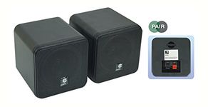 E-Audio 4-Inch Dual Cone Full Range Mini Box Speaker