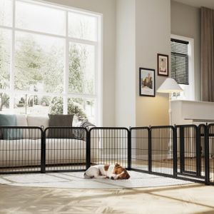 Yaheetech 6-Panel Dog Playpen – Indoor/Outdoor Pet Fence