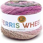 Lion Brand Yarn Ferris Wheel Yarn, Multicolor Yarn for Knitting, Crocheting, and Crafts, 1-Pack, Wild Violets