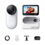 Insta360 GO 3S 64GB - 4K Tiny Portable Vlogging Camera, Hands-Free POVs, Mount Anywhere, Stabilization, 140 Min Battery Life, 10m Waterproof, AI Editing, For Vlog, Travel, Outdoor