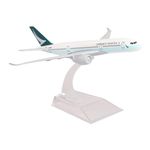 E Shopping Only For Display Diecast Metal Aeroplane Scale Model Size - 16 Cm Multicolor (Cathay Pacific)