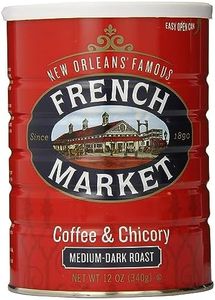 French Market Coffee & Chicory Medium-Dark Roast Ground Coffee, 12oz Can (Pack of 1)