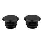 Segolike Bike Handlebar End Plugs Screw Compression Adjustable Bicycle Bar End Cap 20mm - black