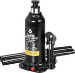 Torin AT90603BB Hydraulic Welded Bottle Jack, 6 Ton (12,000 lb) Capacity, Black