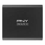 PNY Pro Elite V2 1TB USB 3.2 Gen 2x1 Type-C Portable Solid State Drive (SSD) – (PSD0CS2160-1TB-RB)