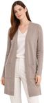 State Cashmere Long Sweater Cardigan Women 100% Pure Cashmere Cardigan with Pockets Cashmere Cardigans for Women (Undyed Natural, Small)