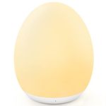 Night Lights for Kids, MediAcous Baby Night Light with 7 Colors Changing & Dimming Function, Rechargeable Kids Night Light with 1 Hour Timer & Touch Control, Up to 100H