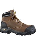 Carhartt Men's 6" Rugged Flex Waterproof Breathable Composite Toe Leather Work Boot CMF6380, Dark Brown Oil Tanned, 11 W US