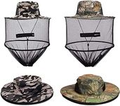 2Pack Mosquito Head Net Hat, Mosqui