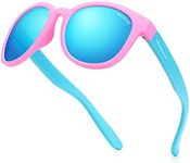 DEAFRAIN Kids Sunglasses for Girls Polarized Boys Children Youth Junior Glasses For Baseball Cycling Running
