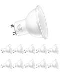 EvaStary GU10 LED Bulbs Cool White 6000K, 50W Halogen Spotlight Bulb Equivalent, 5W 500LM Energy Saving GU10 Bulbs, Non-Dimmable, 10 Pack