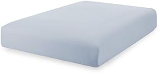 Superity Linen Fitted Sheet - 100% Cotton Crib Size Mattress Cover - Soft, Smooth, and Comfortable - 200 Thread Count - Bed Sheet Stretches to 7 inches for Snug Fit.