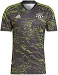 adidas Manchester United Condivo 22 Training Jersey Men's, Green, Size L