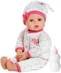 Adora Playtime Dot 13 inch Baby Doll with spotty sleeper, hat and Bottle