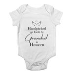 Shopagift Hand pick by my Grandad in Heaven Baby Grow Vest Bodysuit