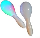 The Glowhouse 2 x Light Up LED Light Up Maracas Multi Colour Sensory Toy