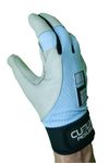 CUZINA HexPro Pickleball Racquetball Glove (Cool Blue / Gray, XXL, Right)