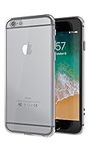 FinestBazaar Compatible with iPhone 6 Plus/6s Plus Case Shock-Absorbing Scratch Proof Drop Protection Shock-Absorption Anti-Scratch Clear Back [Clear PC back panel] + [TPU bumper] [Clear]