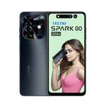 TECNO Spark Go 2024 | Gravity Black, (3GB+64GB)| Segment First 90Hz Dot-in Display with Dynamic Port & Dual Speakers with DTS| 5000mAh| 10W Type-C| Fingerprint Sensor| Octa-Core Processor