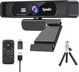 Spedal 4K UHD Webcam with Built-in 