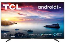 TCL 50P615K 50 Inch 4K Ultra HD Smart Android TV with Freeview Play, HDR10, Micro Dimming Pro, Prime Video, Netflix, YouTube, Dolby Audio, Bluetooth, WiFi, 3*HDMI, 2*USB, Slim Design - Black