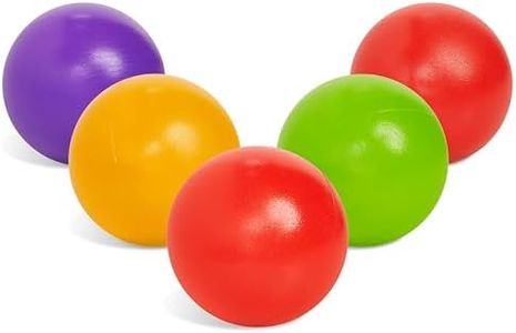 Multi-Colored Replacement Ball Set of 5 for Playskool Ball Popper Toys | Compatible with Busy Ball Popper Toy and playskool Elephant Ball Popper Replacement Balls | Colorful Baby Balls and Toy Balls