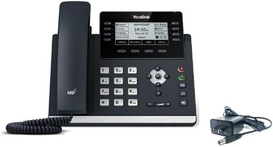 Yealink T43U IP Phone - Power Adapters Included - 1 Year Manufacturer Warranty - Unlocked can be Used with Any VoIP Provider
