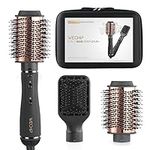 [2 in 1] Hair Dryer Brush, WeChip Hot Air Brush, Detachable Hair Dryer & Styler Volumizer, Ceramic Negative Ion Blow Dryer Brush for Drying Volumizing Straightening Curling Styling, 3 Temp Settings