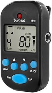 Métronome Numérique Métronome Electronique Métronome Electronique De Poche Métronome Electronique Avec Pile, Convient Pour Piano, Violon, Guitare, Batterie - Noir