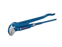 Bosch Professional 420mm Sanitary Corner Pipe Wrench with 45° Jaw Position, Ergonomic Grip, Chrome-Vanadium Steel, Compatible with Pipes up to 60mm or 2 3/8"