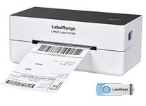 LabelRange Shipping Label Printer - 300DPI Commercial Grade Direct Thermal Label Printer - Great for Barcodes, Labels, Mailing, Shipping and More - 4x6 Label Printer