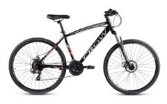 CROW - SPEEDLINER | 700 * 35C Hybrid | 21 Speed Shimano Powered | Dual Disc Brakes | Suspension Fork | HITENSILE Steel Frame