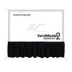 Elite Screens Projector Projection Screen Drape Kit Accessory Uniquely Designed for Yard Master 2/ Yard Master 2 WraithVeil® Dual Series 90″-135″ Models - Black Skirt, ZOMS2-DK