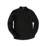 Volcom Caden Solid L/S Men's Long-Sleeved T-Shirt Black/White