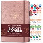 Legend Budget Planner - Deluxe Financial Planner Organizer & Budget Book. Money Planner Account Book & Expense Tracker Notebook Journal for Household Monthly Budgeting & Personal Finance – Rose Gold