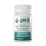 pH-D Feminine Health - 600 mg Boric Acid Suppositories - Woman Owned - for Yeast Infections - 24 count