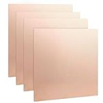 4Pcs Pure Copper Sheet 6 x 6 Inch 2