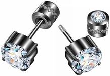 ZOCOYUU 4 Pairs Titanium Screw Back