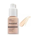 Aquapurity Phoera® Full Coverage Foundation Soft Matte Oil Control Concealer 30ml Flawless Cream Smooth Long Lasting 24HR UK (F101 PORCELAIN)