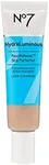 No7 HydraLuminous Skin Tint Perfector - Aqua Release Tinted Moisturizer with a Hydrating, Lightweight Formula - Sheer to Light Coverage Face Makeup - Light (1 Fl Oz)