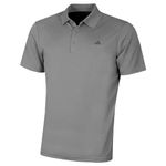 adidas Golf Mens Performance LC Polo Shirt - Grey Three Sport - L