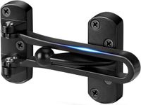 Swing Bar Door Lock Latch - Door Security Sliding Bars for Home Hotel Child Proof Safety Locks Reinforcement Door Stopper Door Guard for Indoor and Front Gate Thicken Solid Aluminium 1Pack