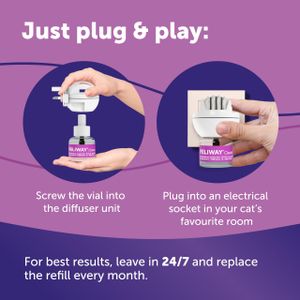 FELIWAY Classic Cat Calming Diffuser – Stress Relief Plug-In