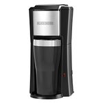 BLACK+DECKER CM618C Single Serve Coffee Maker, Black