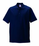 Jerzees Russell Mens Ultimate Cotton Pique Polo Shirt Navy L