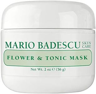 Mario Badescu Flower & Tonic Mask - Absorbs Excess Oil and Shine - Gentle and Purifying Face Care for Men and Women - Facial Mask Ideal for Combination, Oily or Sensitive Skin, 2 oz