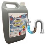 5L Powerful Disinfectant Thick Bleach For Sinks, Drains & Toilets Perfect For Sanitisation & Disinfection (1)