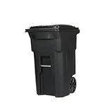 BatanE 64 Gallon Black Garbage can 