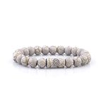 Rastaclat Beaded Bracelet for Men and Women of All Ages - Anchor Concrete Bracelet | Adjustable Stackable Bracelet Beaded by Hand (Small/Medium)