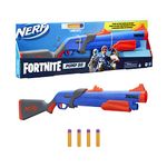 Nerf Fortnite Pump SG Blaster - Pump Action Mega Dart Blasting - Breech Load - 4 Official Nerf Mega Darts - for Youth, Teens, Adults